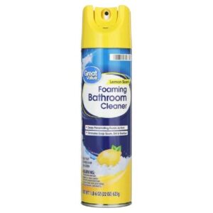 Great Value 22 oz Foaming Bathroom Cleaner - Lemon Scent